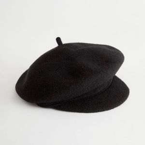 & Other Stories Wool Baker Boy Hat